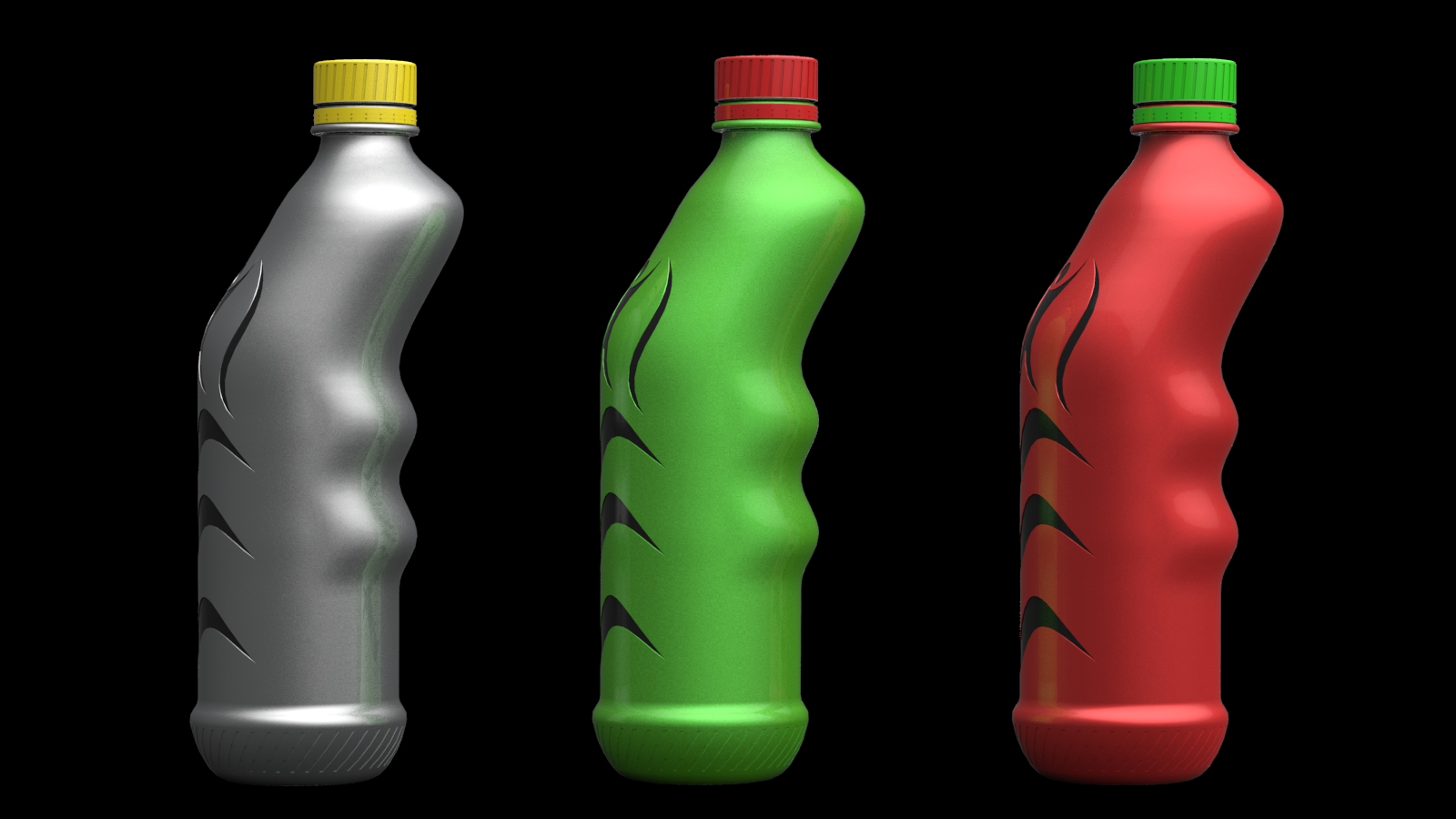 变形的瓶子